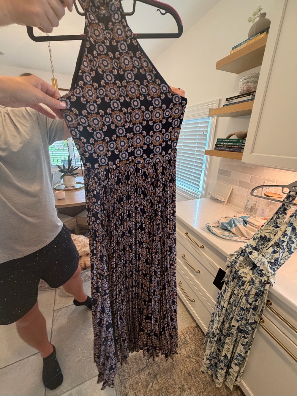 Zimmerman Sunray picnic halter maxi dress